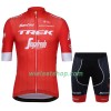 Fietskleding (Fietsshirt + Fietsbroek Kort) 2018 Trek-Segafredo N001
